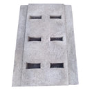 Tapa canaleta 0,37X0,50 armada con perforaciones (con)