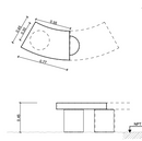 BANCA BICENTENARIO Curva R1,5 30° (2 Base)