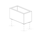 JARDINERA RECTANGULAR 80