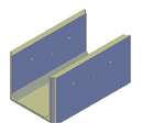 Canaleta Rectangular de Hormigón Armado 1000x1000x2.0