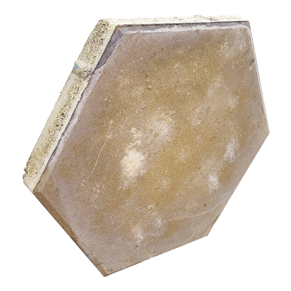 Pastelón Hexágono 4 Amarillo (SALDO)