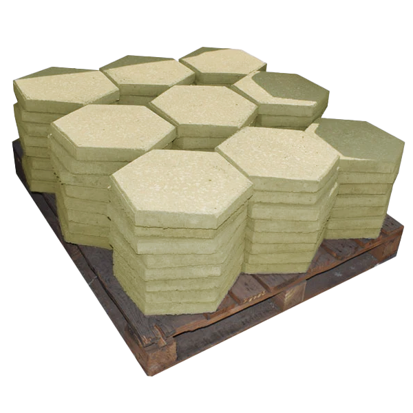 Pastelón Hexágono 4 Amarillo (SALDO)
