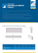 Solerilla MINVU tipo B (1 mt.) (co)